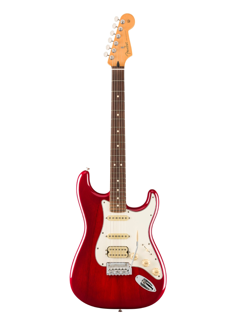 fender player ii stratocaster hss chambered mahogany body rosewood fingerboard electric guitar transparent cherry burst