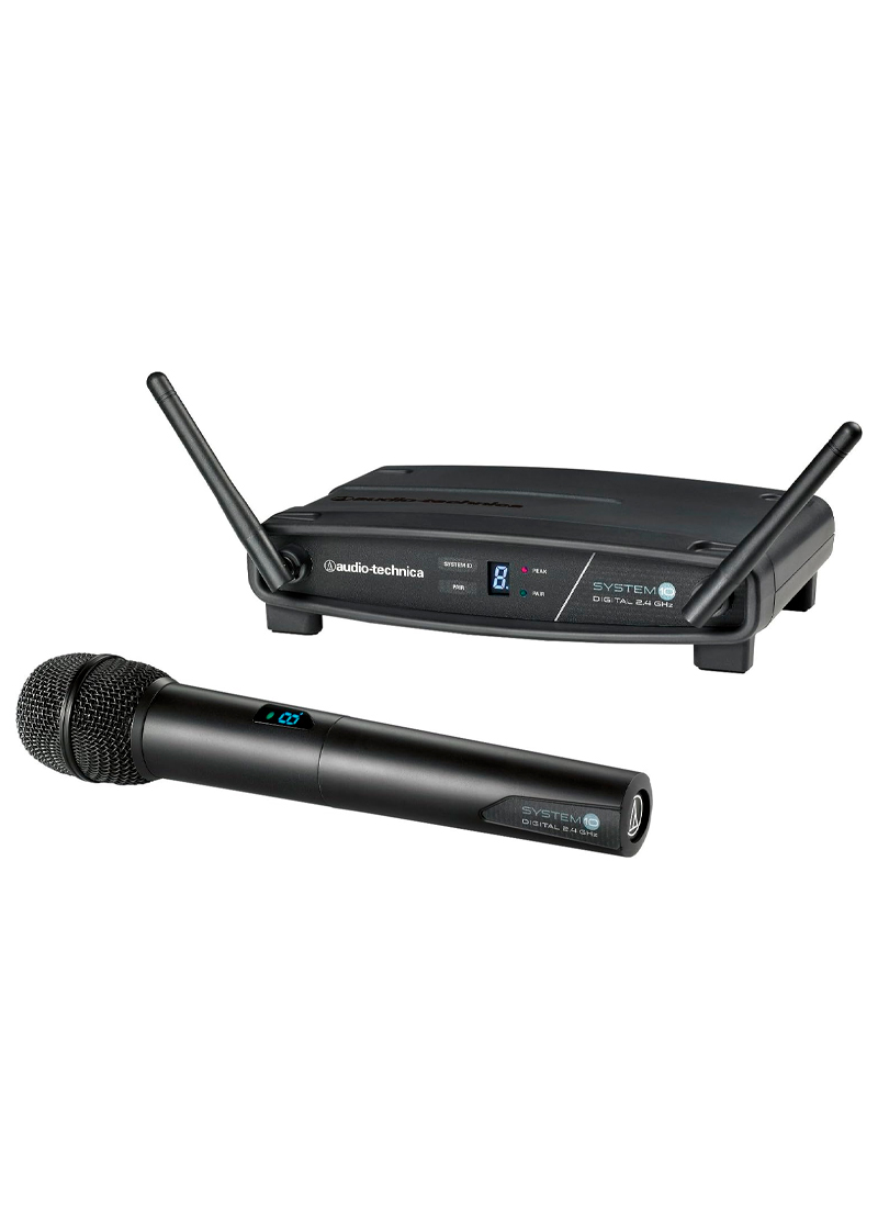 audio technica atw 1102 sistema de mic de mano inalámbrico