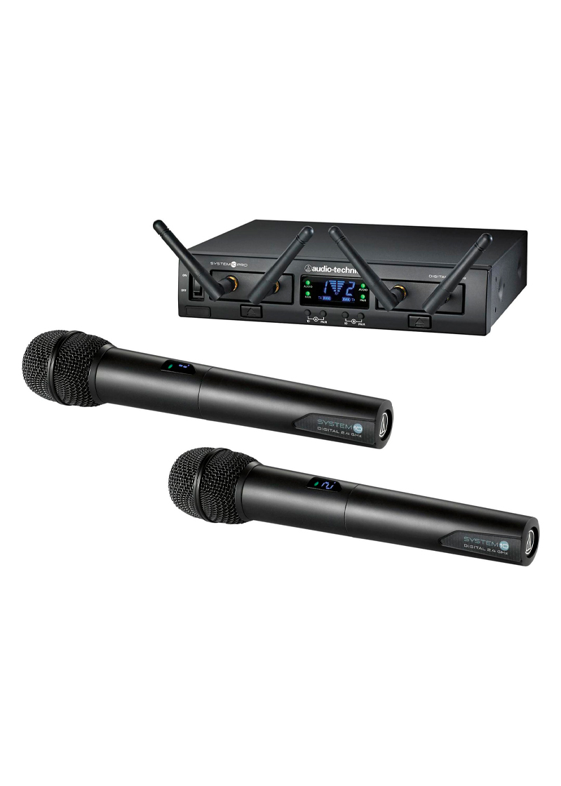 audio technica atw 1322 sistema inalámbrico micfrófono de mano