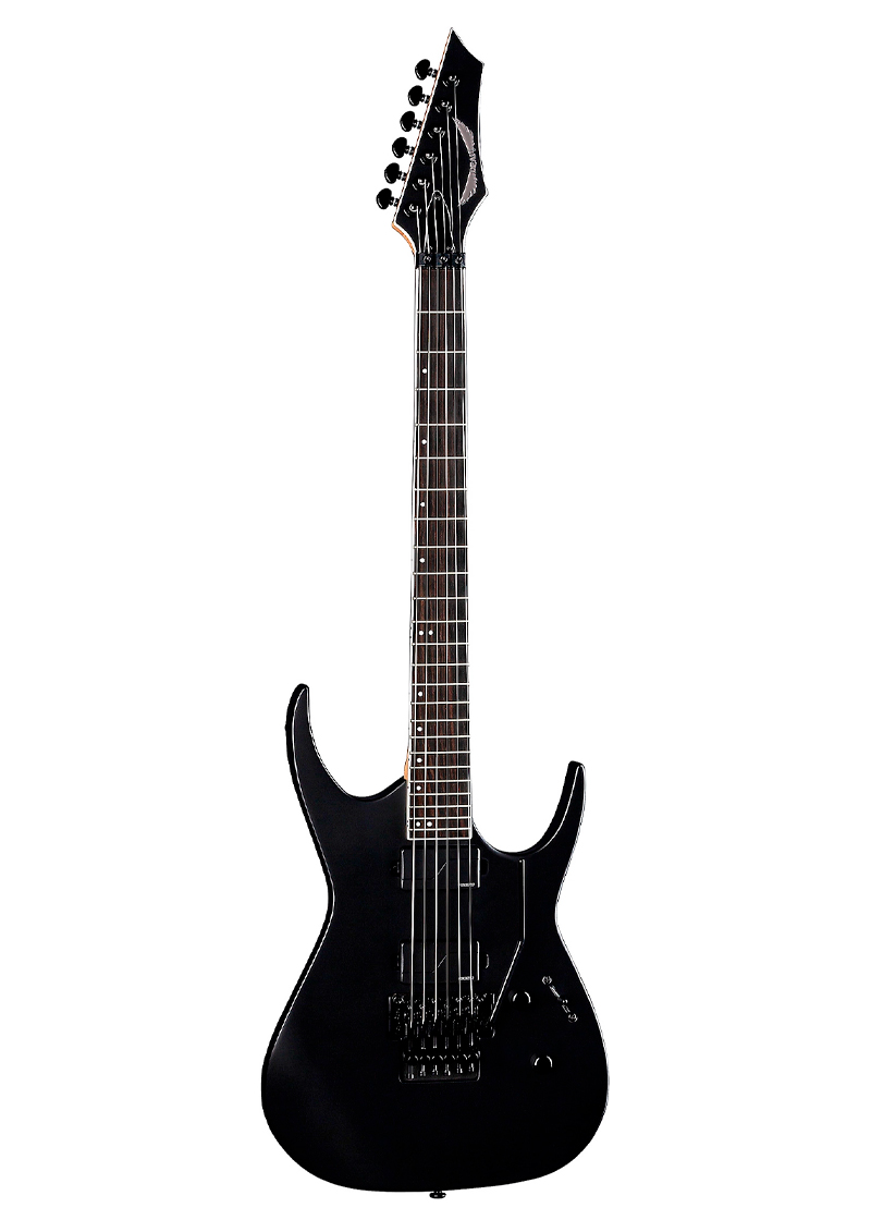 dean exile select floyd fluence electric guitar black satin