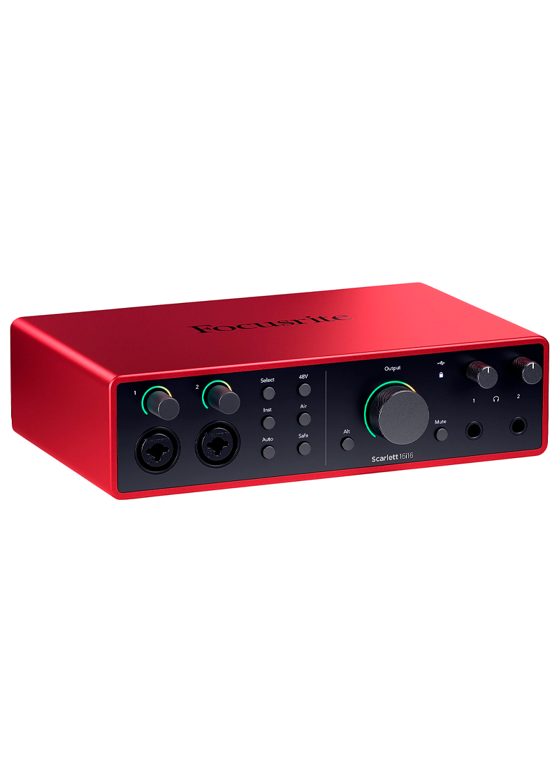 Focusrite Scarlett 16i16 (4&ordf; Gen) - Interfaccia Audio USB Per Studio, Podcast E Produzione Musicale