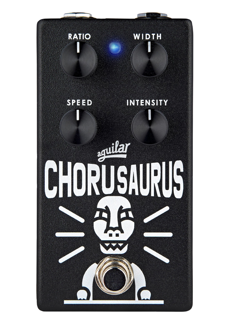 aguilar chorusaurus bass chorus effects pedal black