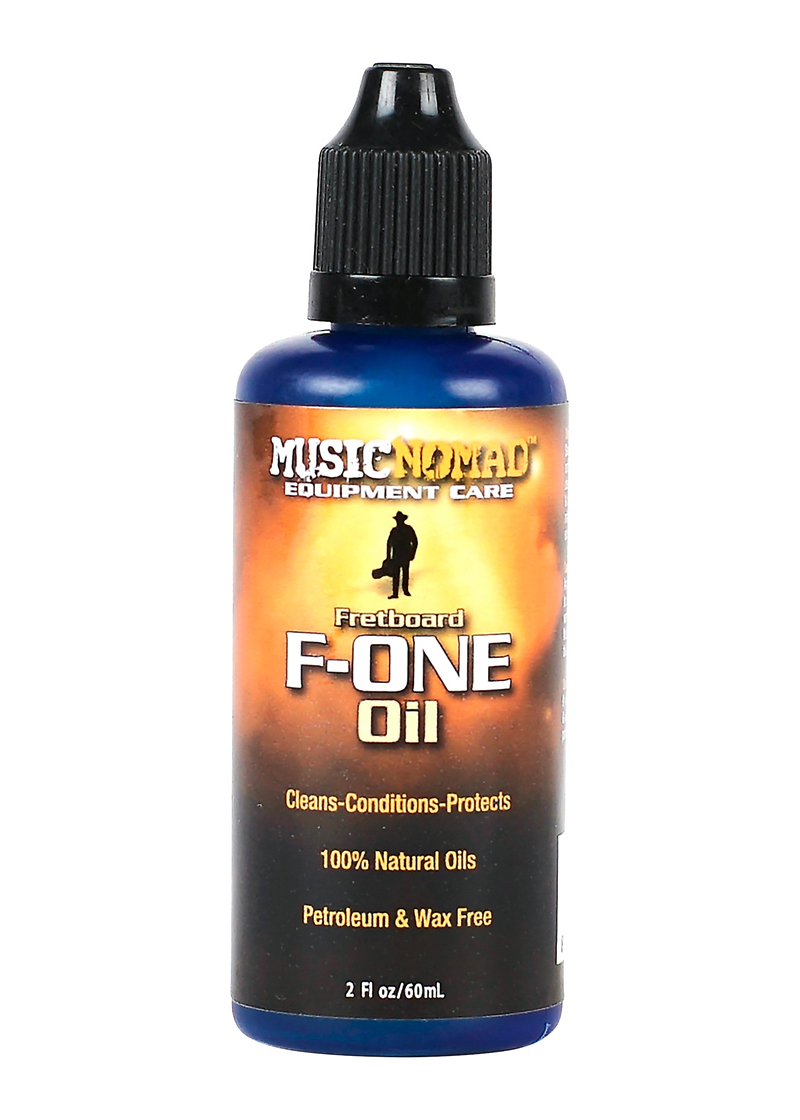 music nomad fretboard f one oil cleaner & conditioner 2 oz.