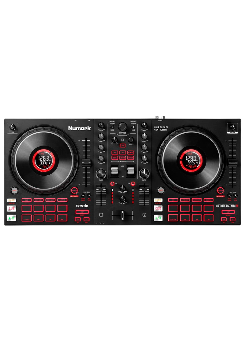 numark mixtrack platinum fx 4 deck advanced dj controller