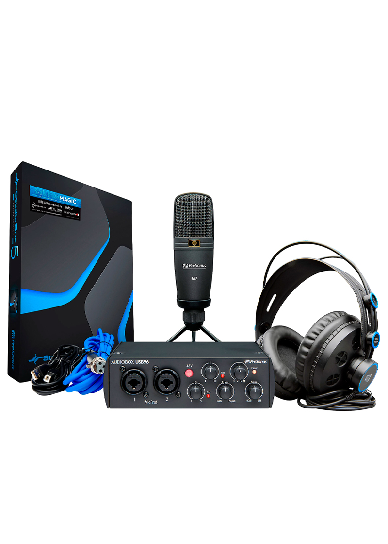 presonus audiobox 96 studio package with studio one software