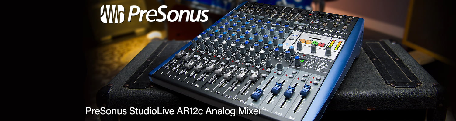 presonus studiolive ar12c analog mixer