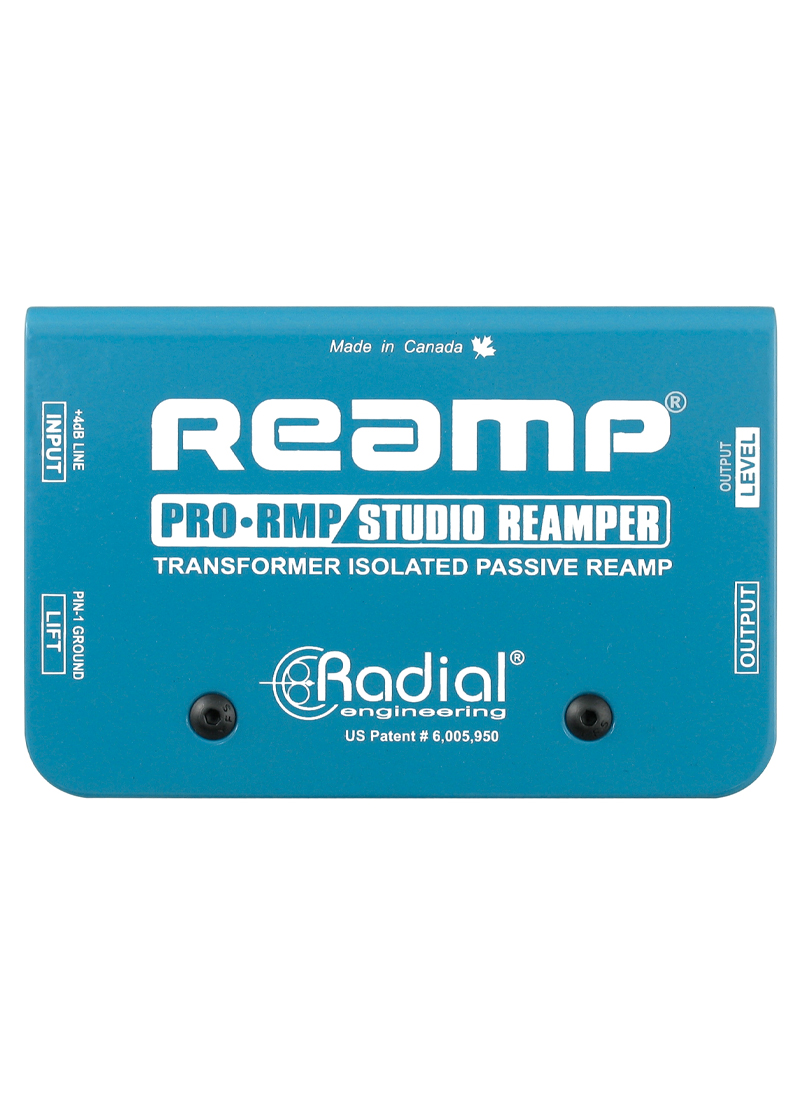 radial engineering pro rmp passive reamping direct box