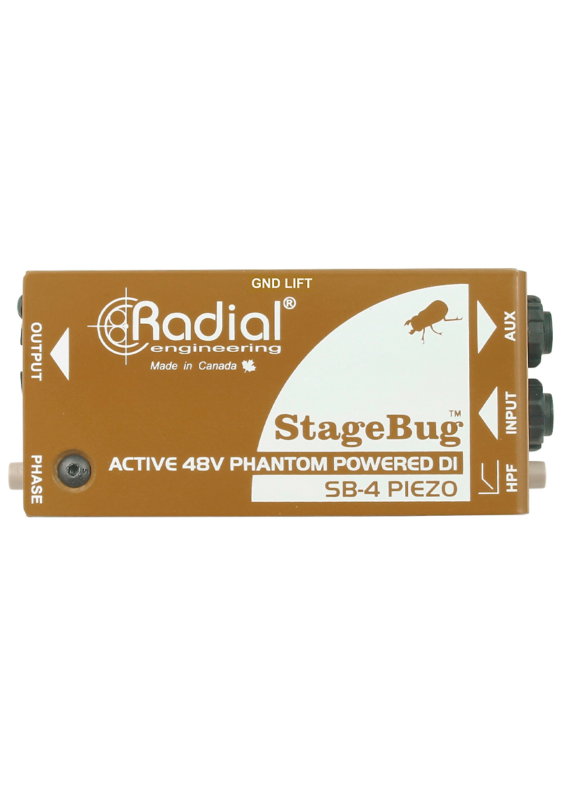 radial engineering stagebug sb 4 compact active piezo di
