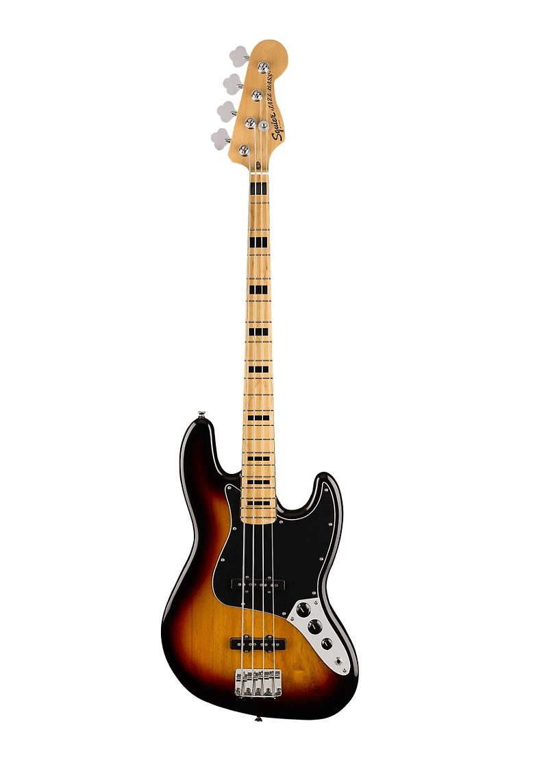 Squier Classic Vibe '70s Jazz Bass (4弦) Amazon.com: Squier - Guitarra bajo de Fender Classic Vibe 70 Jazz