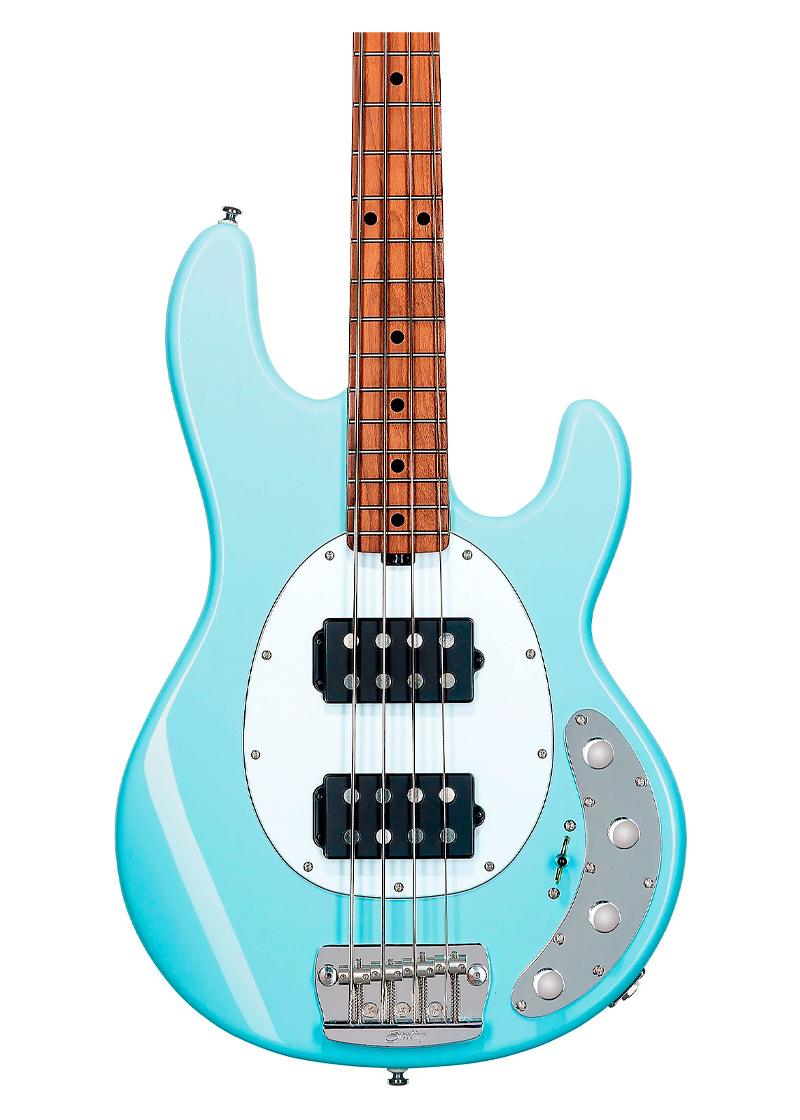 sterling by music man stingray ray34 hh bass daphne blue sterling by music man stingray ray34 hh bass daphne blue