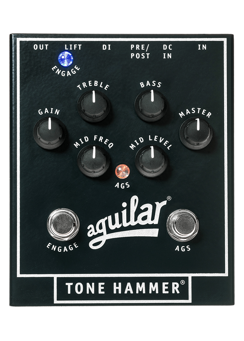 aguilar tone hammer preamp / direct box bass pedal box
