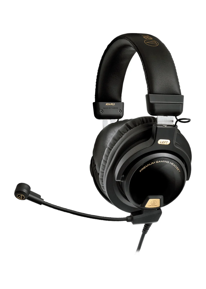 Audífonos gaming Audio-Technica ATH-PG1 vista frontal