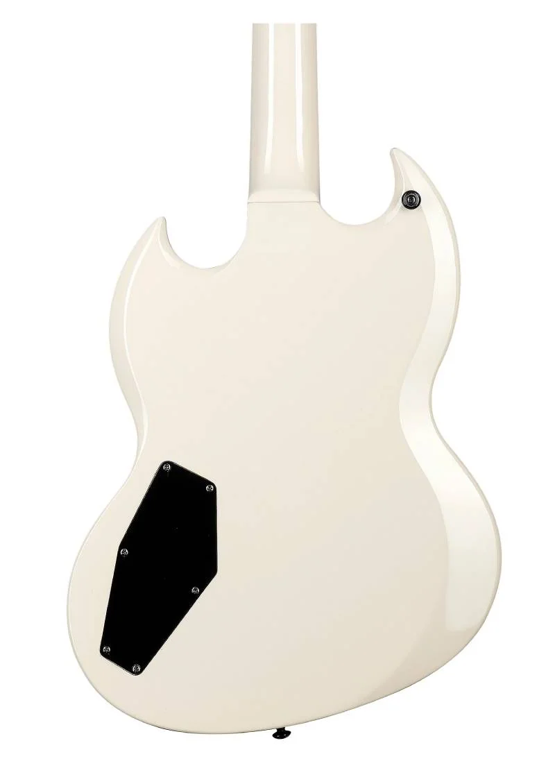 esp ltd viper 256 electric guitar snow white Parte trasera de guitarra eléctrica blanca
