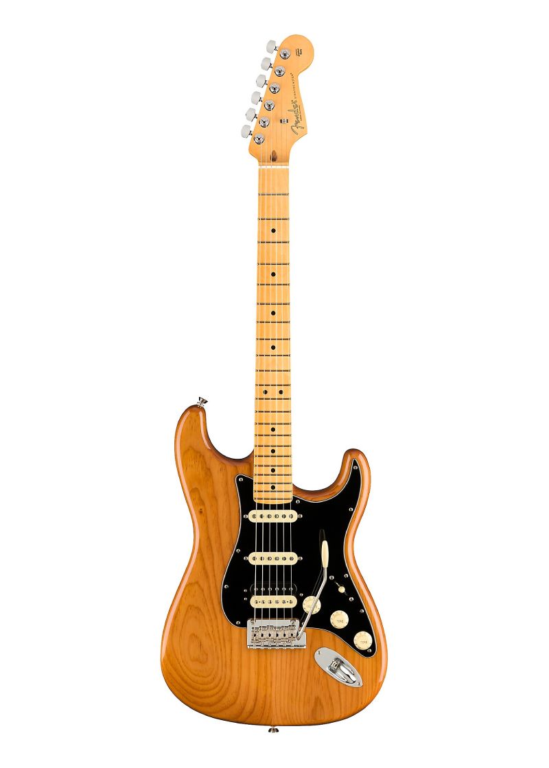 Guitarra eléctrica Fender American Professional II Roasted Pine Stratocaster HSS vista frontal