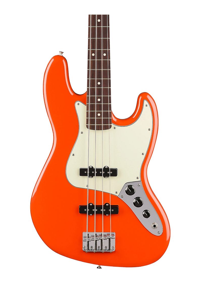 fender player ii jazz bass rosewood fingerboard Bajo eléctrico Fender Player II Jazz Bass Rosewood Fingerboard detalle del cuerpo Rallye Orange