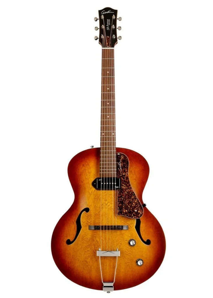 Guitarra eléctrica Godin 5th Avenue Kingpin vista frontal