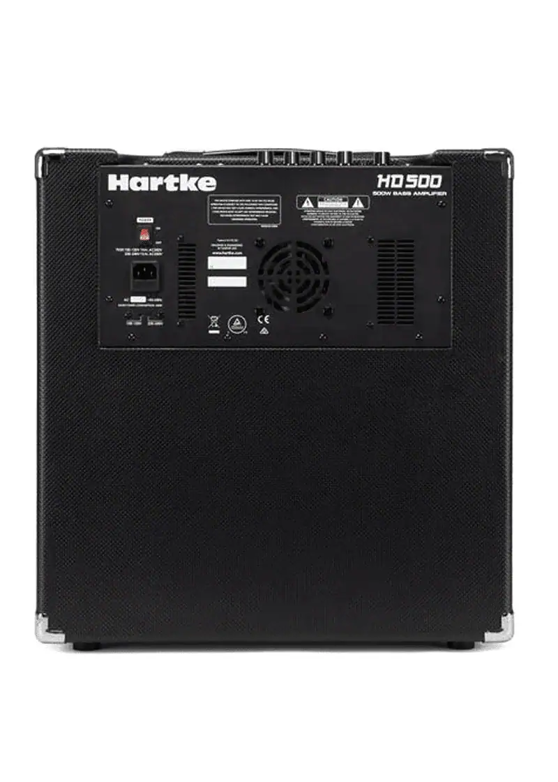 hartke hd500 500w bass combo amp Combo de bajo Hartke HD500 vista posterior