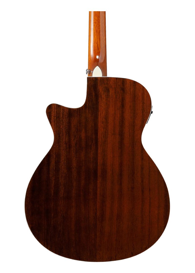 ibanez aeg7mh grand concert acoustic electric guitar violin sunburst Guitarra electroacústica Ibanez AEG7MH Grand Concert vista posterior