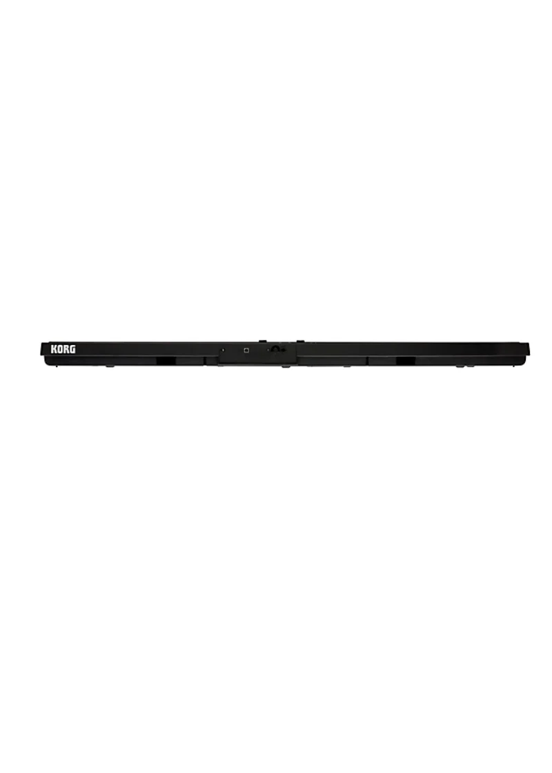korg l1 liano digital piano black 88 key Barra de sonido Korg negra minimalista