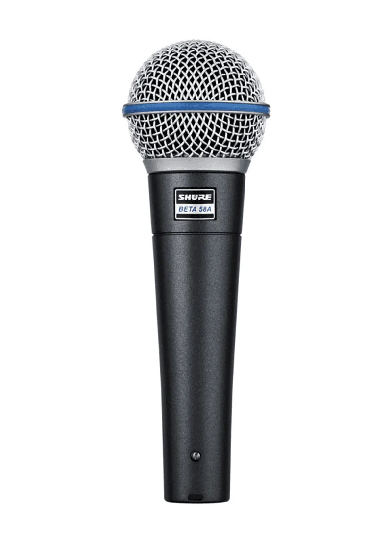 Micrófono dinámico Shure BETA 58A vista frontal
