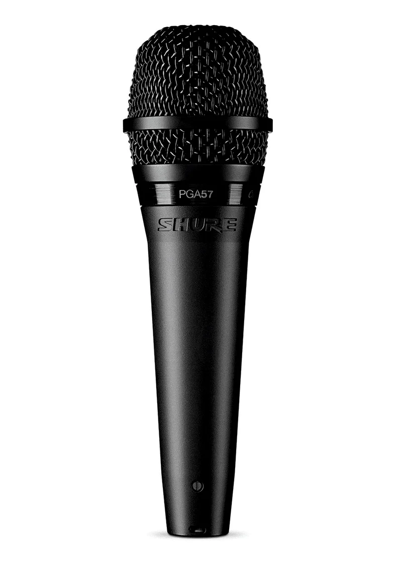 Micrófono dinámico Shure PGA57-LC vista frontal