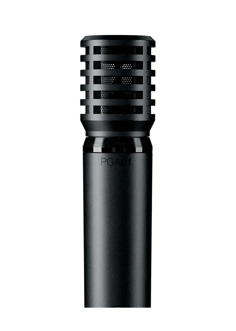 shure pga81 xlr micrófono condensador de instrumento Micrófono condensador Shure PGA81-XLR con cable XLR