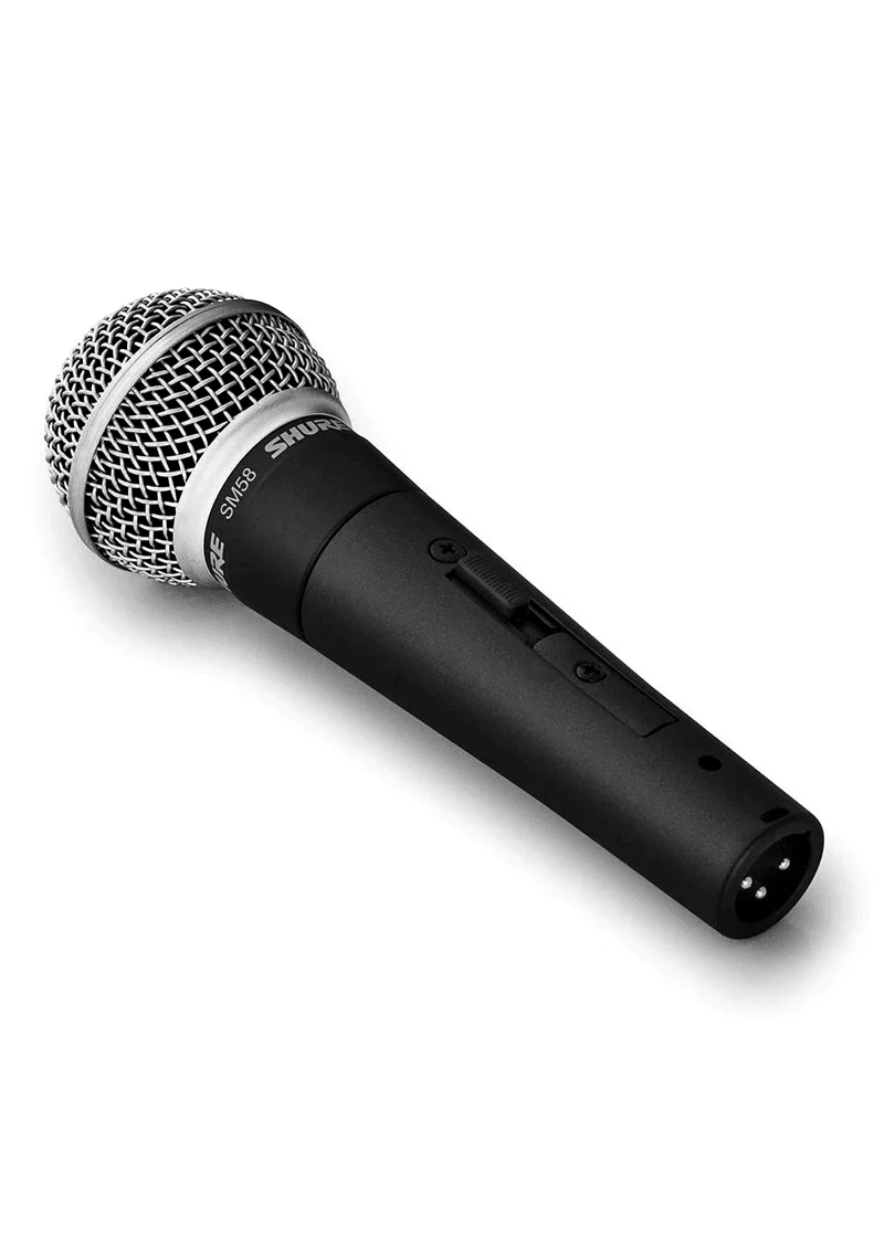 shure sm58s micrófono dinámico de voz Micrófono Shure SM58S detalle del cuerpo