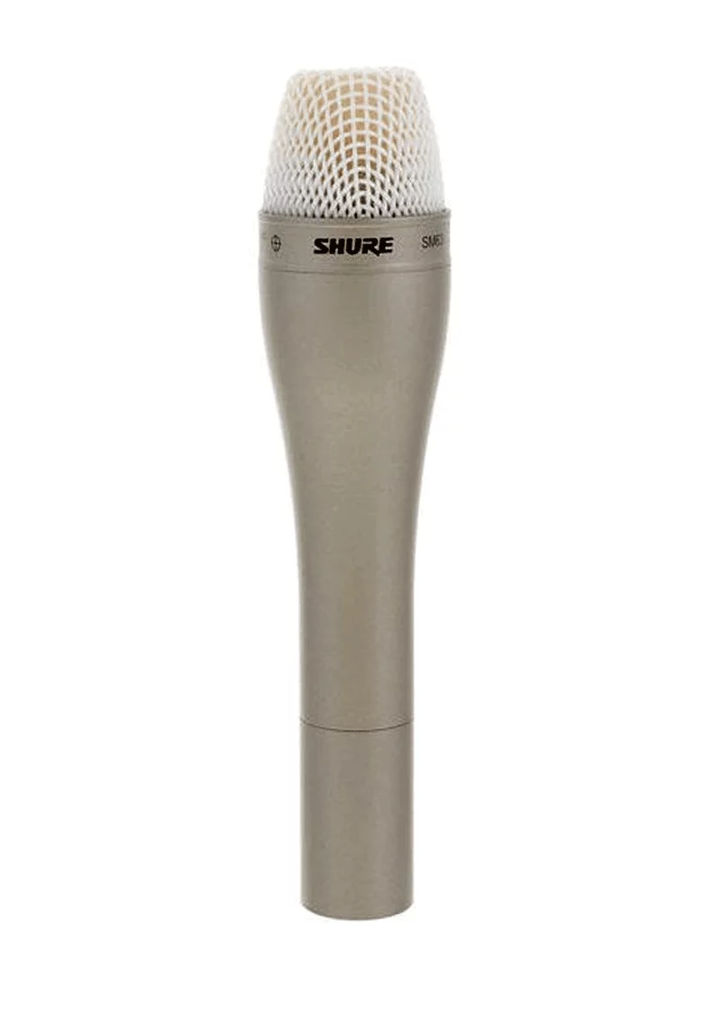 Micrófono dinámico Shure SM63 vista frontal