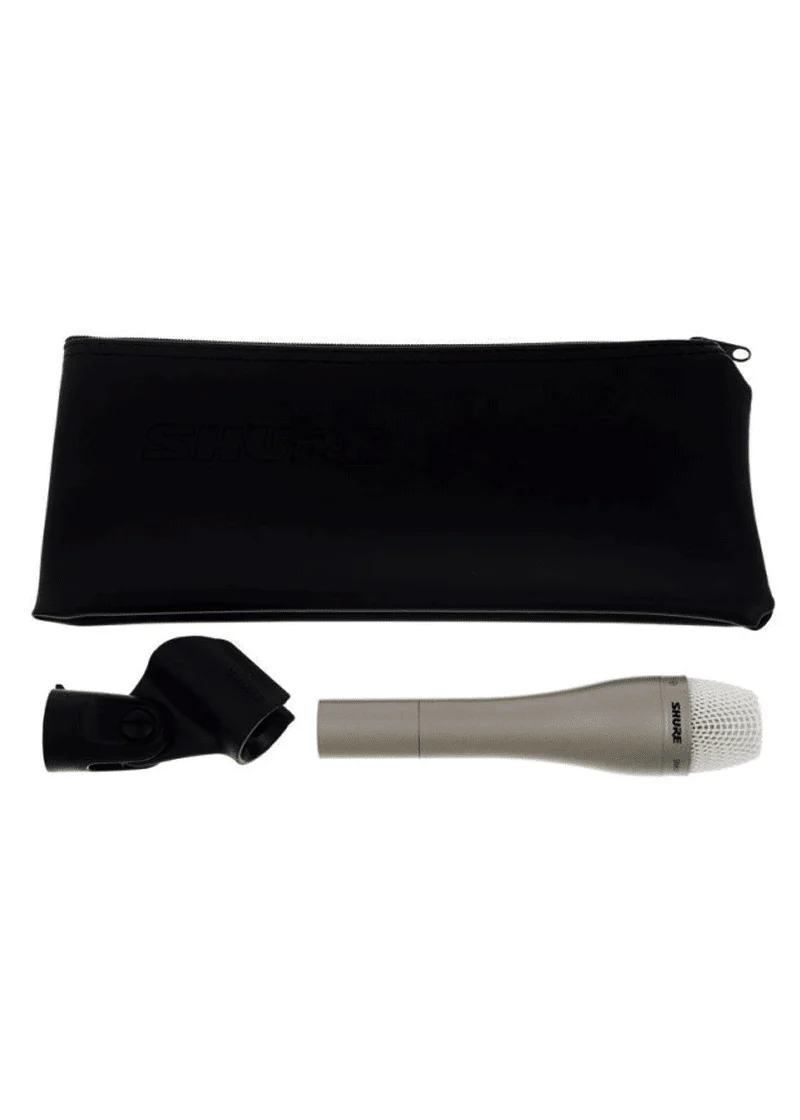 shure sm63 micrófono dinámico de voz Micrófono dinámico Shure SM63 con funda protectora
