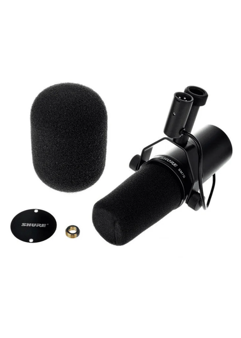shure sm7b micrófono dinámico de voz Micrófono dinámico Shure SM7B con espuma protectora