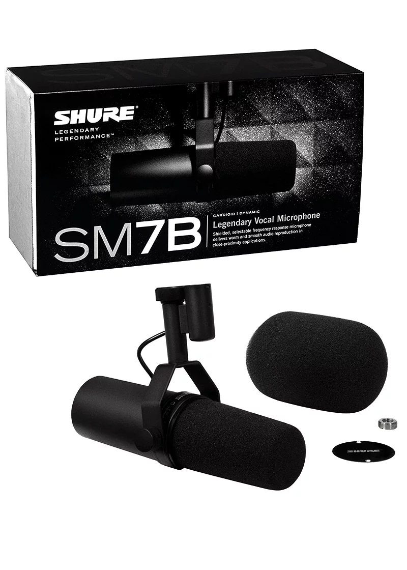 shure sm7b micrófono dinámico de voz Micrófono dinámico Shure SM7B con caja original