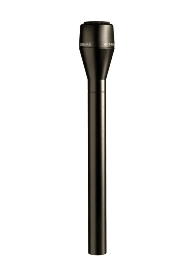 Micrófono Shure VP64A dinámico de voz vista frontal