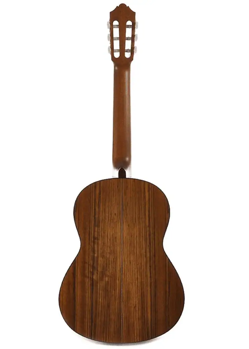 yamaha cg162s spruce top classical guitar natural Guitarra clásica Yamaha CG162S vista posterior