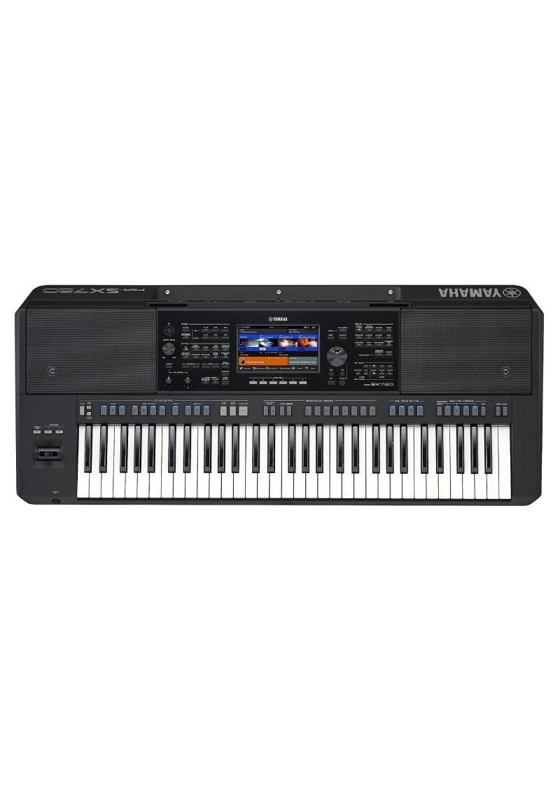 Teclado electrónico Yamaha con pantalla y altavoces
