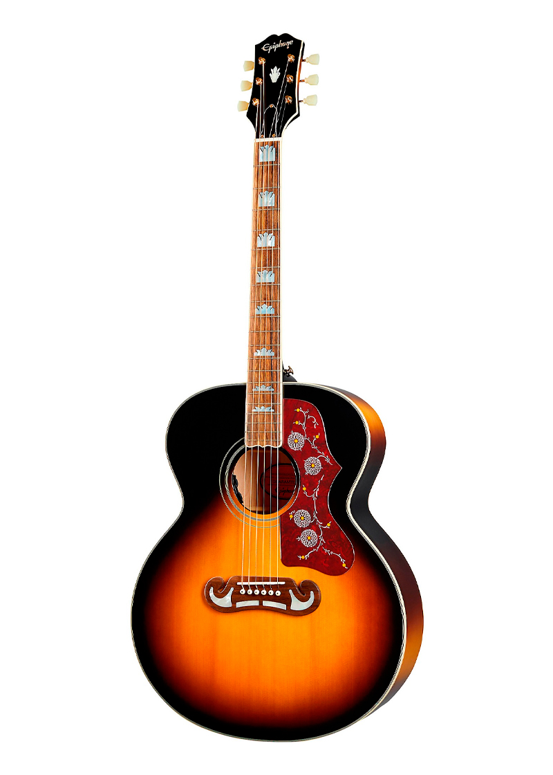 ギター Epiphone Inspired by Gibson J-200 Na Epiphone Inspired by Gibson J-200 Acoustic-Electric Guitar - Music