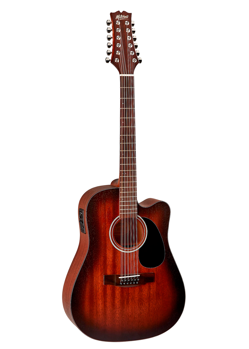 mitchell t311tce bst terra 12 string acoustic electric dreadnought