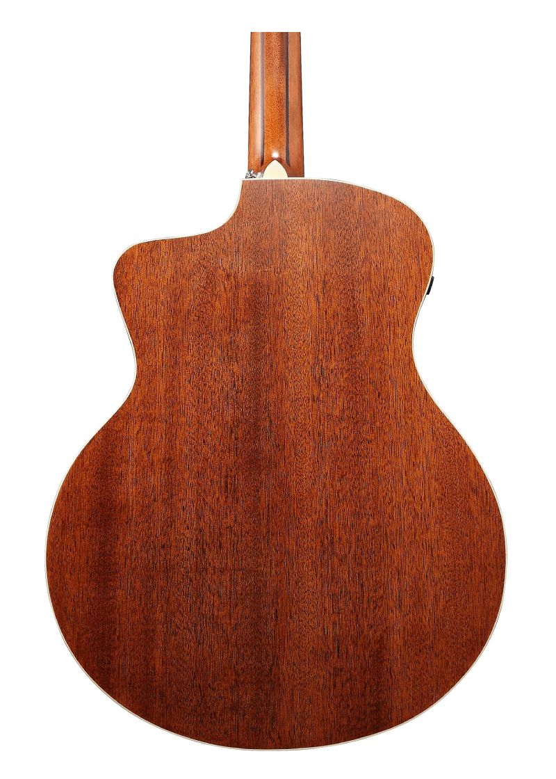 ibanez pa series fingerstyle acoustic electric guitar natural satin Guitarra electroacústica Ibanez PA Series Fingerstyle vista posterior