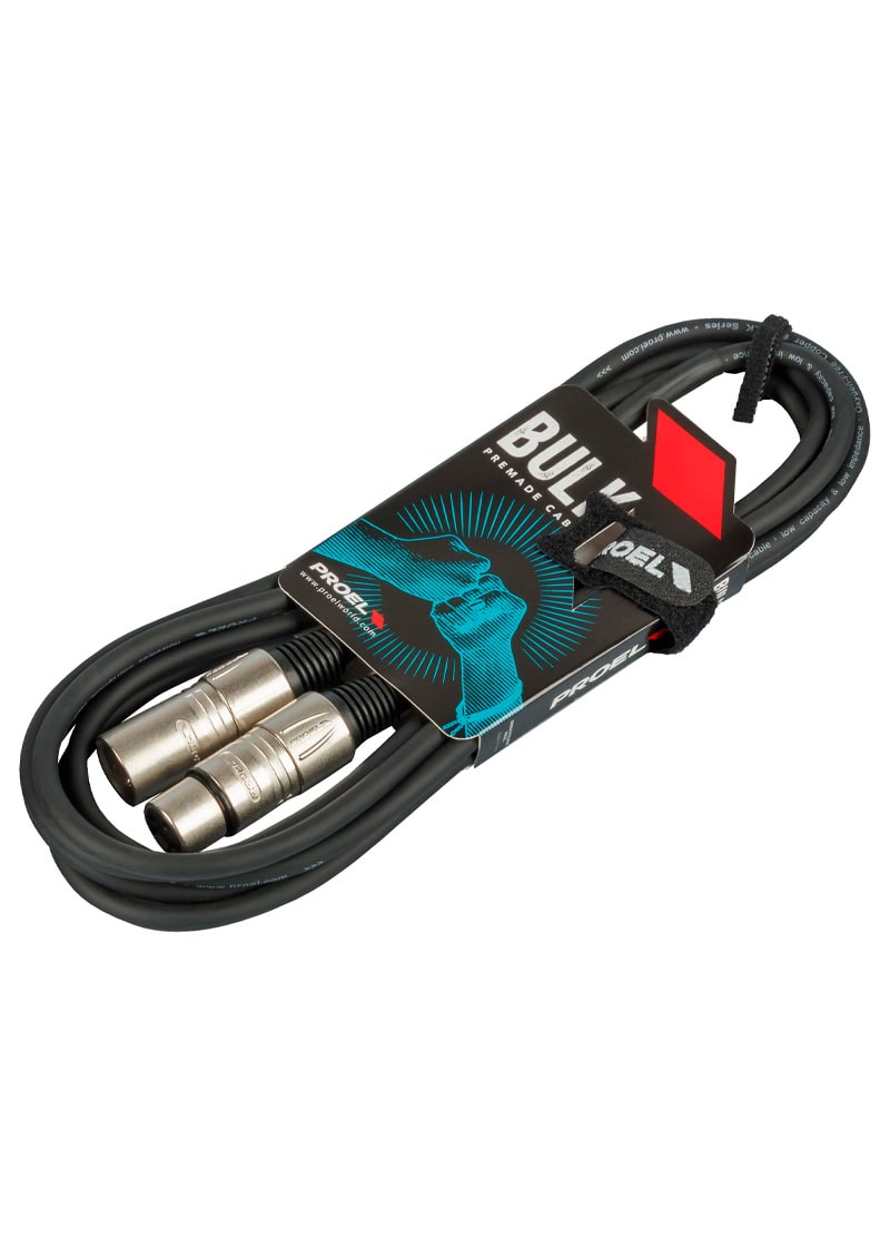 Cable de micrófono Proel BULK250LU3 de 3 metros