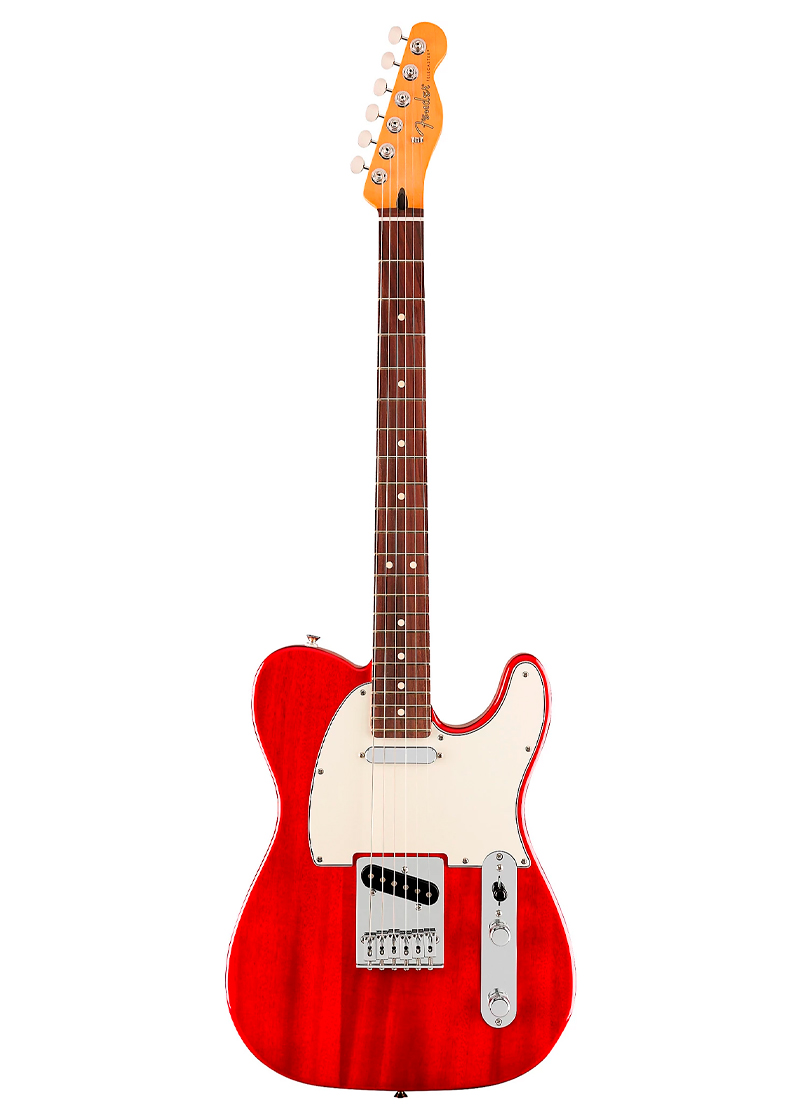 fender player ii telecaster chambered mahogany body rosewood fingerboard electric guitar transparent cherry