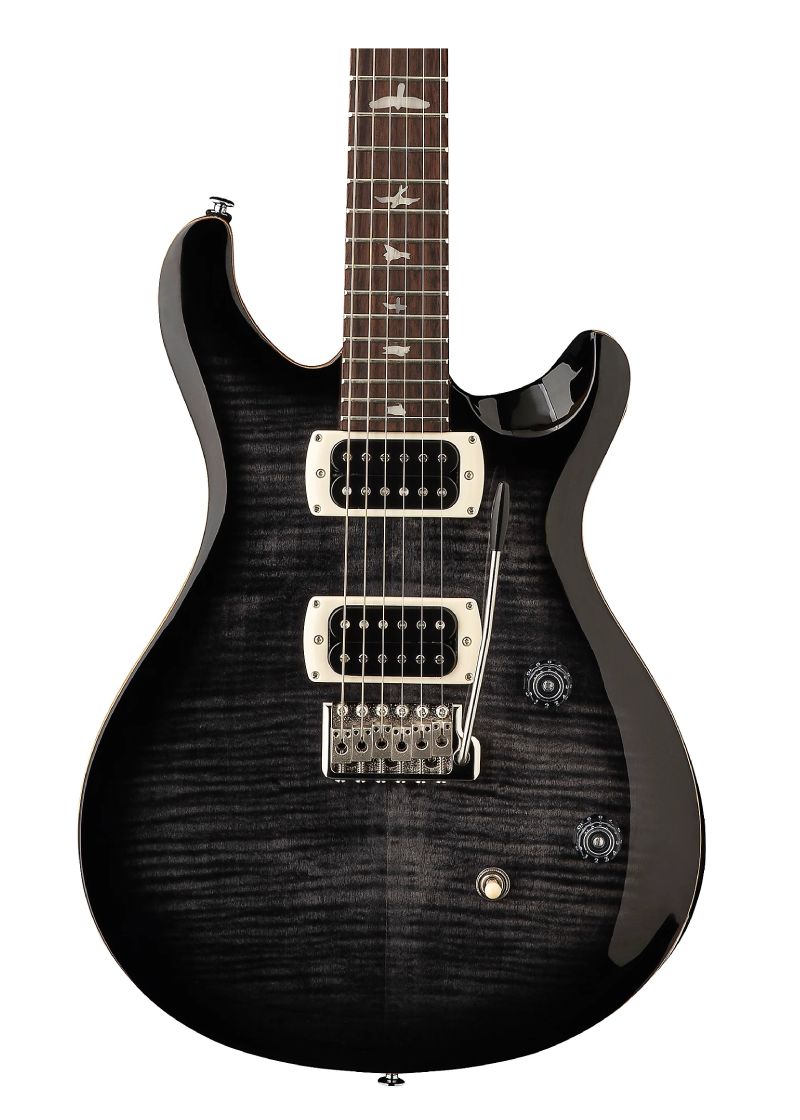 prs se ce24 electric guitar Guitarra eléctrica PRS SE CE24 detalle del cuerpo Charcoal Burst