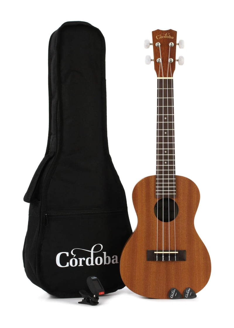 cordoba up100 ukulele pack natural