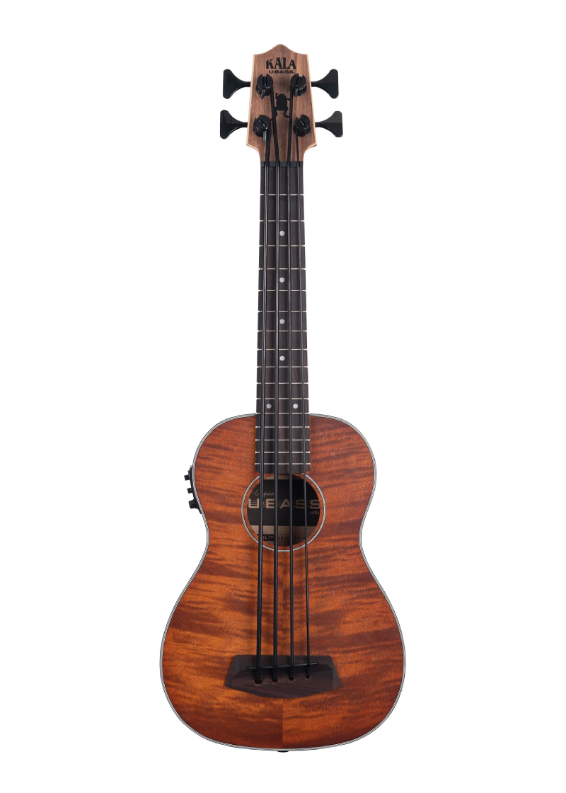 kala exotic mahogany acoustic electric u bass natural
