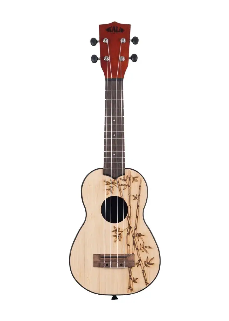 Ukelele soprano Kala Ukadelic Bamboo vista frontal