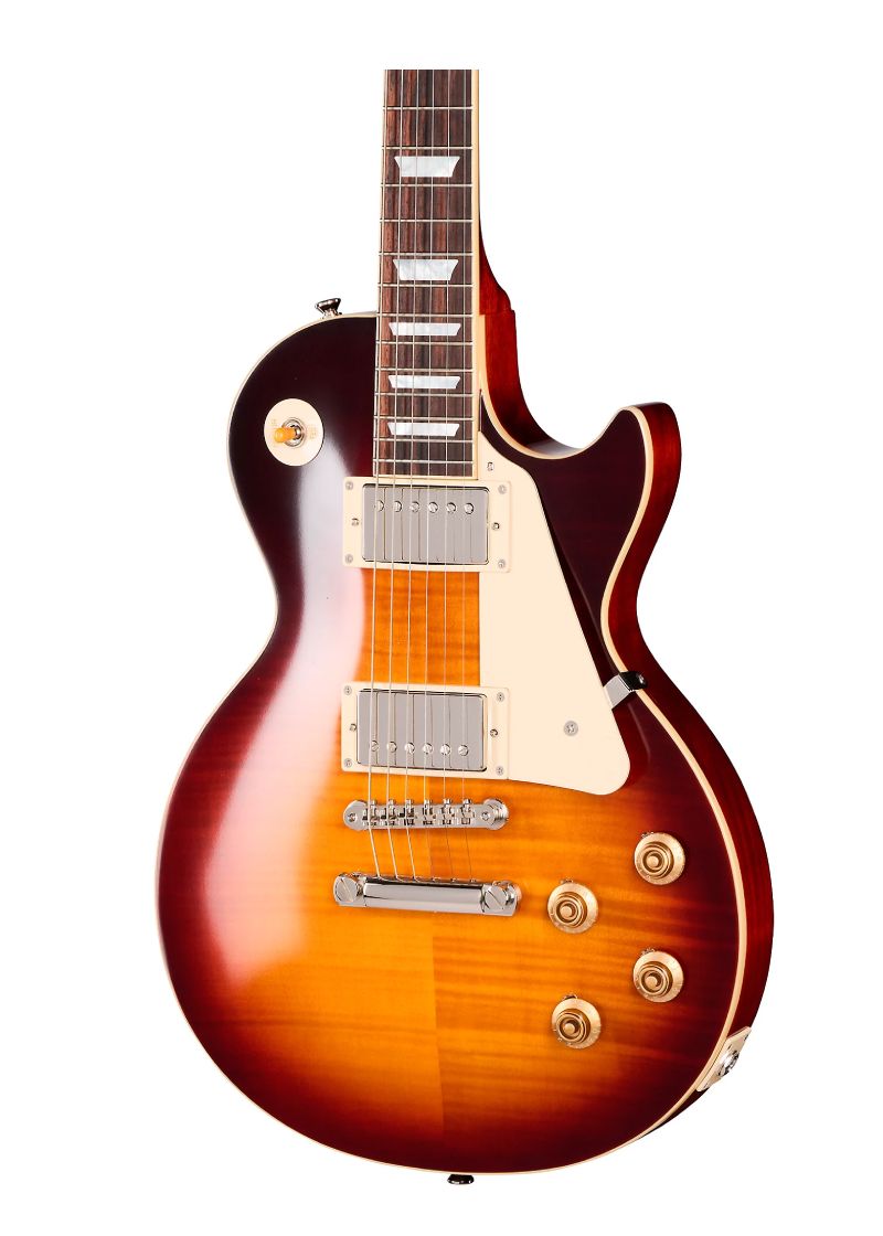 epiphone inspired by gibson custom 1959 les paul standard reissue electric guitar Guitarra eléctrica Epiphone Les Paul Standard 60s detalle del cuerpo Washed Bourbon Burst