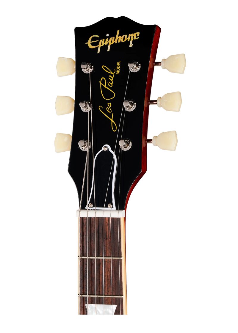 epiphone inspired by gibson custom 1959 les paul standard reissue electric guitar Guitarra eléctrica Epiphone Les Paul Standard 60s detalle del diapasón