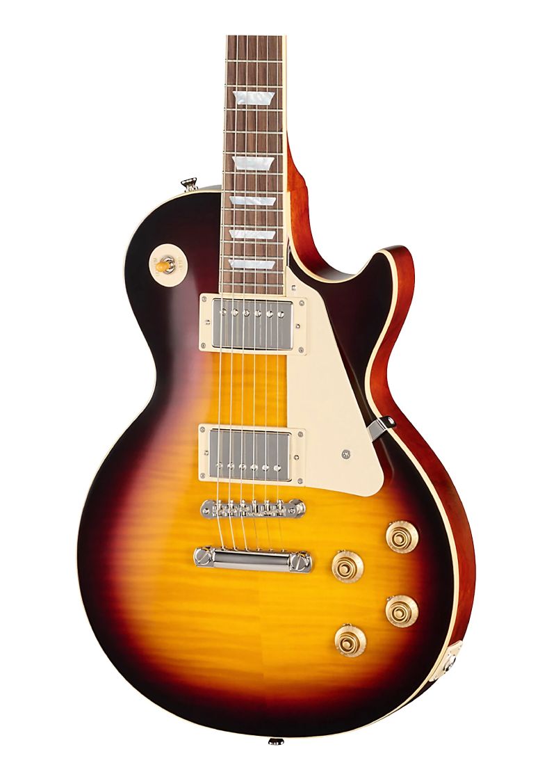 epiphone inspired by gibson custom 1959 les paul standard reissue electric guitar Guitarra eléctrica Epiphone Les Paul Standard 60s detalle del cuerpo Dark Burst