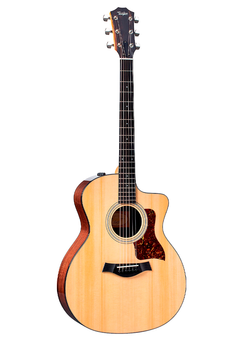 taylor 214ce plus grand auditorium acoustic electric guitar natural