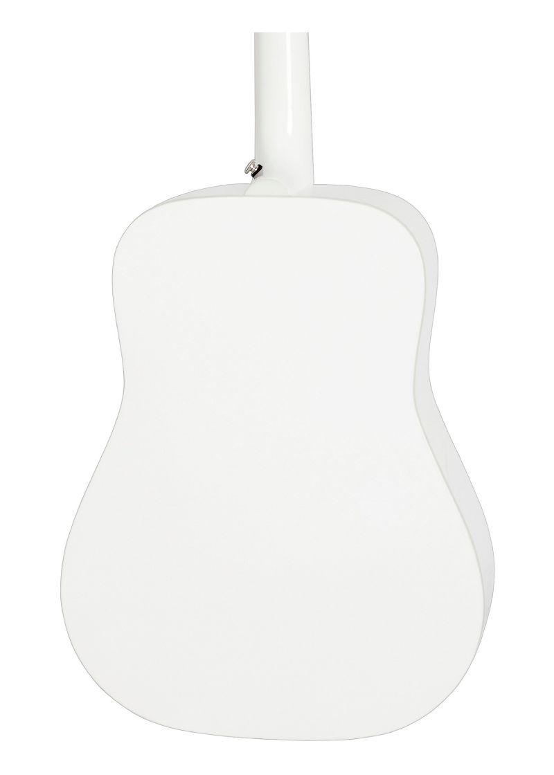 epiphone dove studio acoustic electric guitar alpine white Guitarra electroacústica Epiphone Dove Studio vista posterior