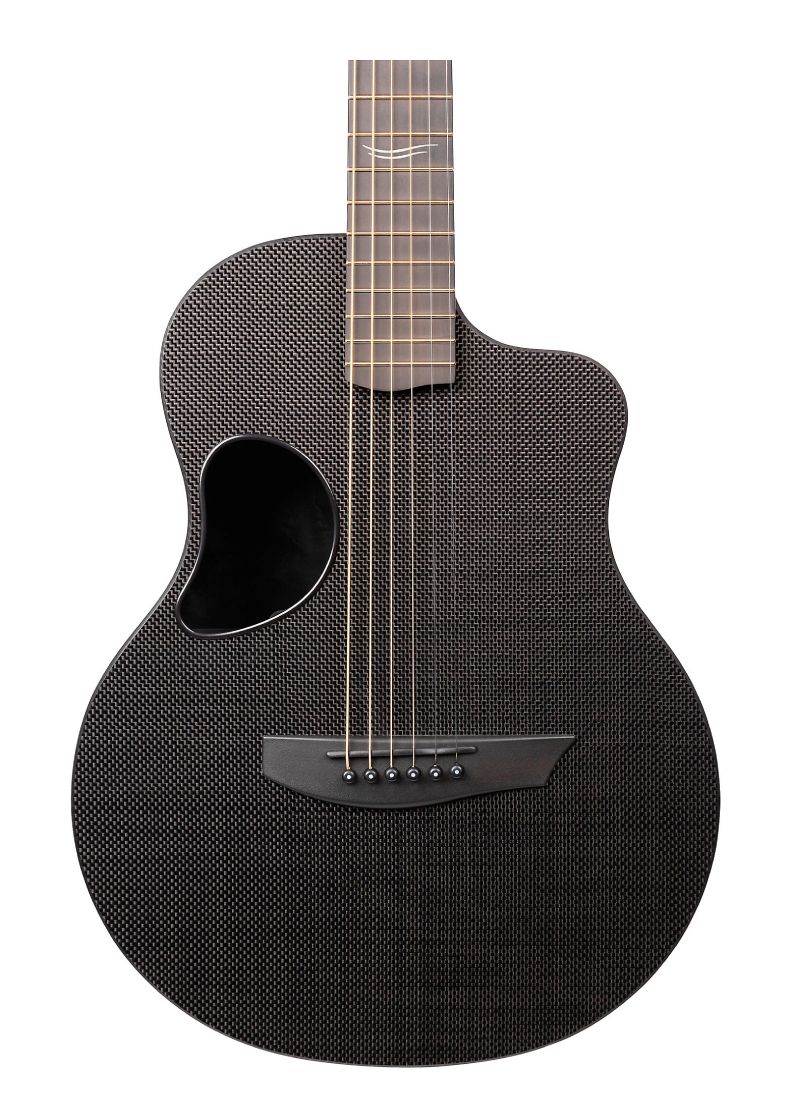 mcpherson carbon series touring with gold hardware acoustic electric guitar Guitarra electroacústica McPherson Carbon Series Touring detalle del cuerpo Standard Top