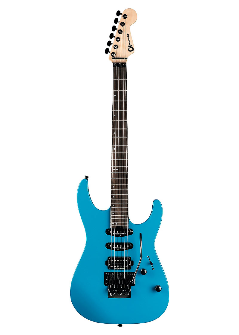 charvel pro mod dk24 hss fr e electric guitar infinity blue 1